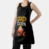 Candy Corn Cutie Child Kids Halloween Outfit Schürze (InSitu)