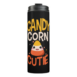 Candy Corn Cutie Child Kids Halloween Outfit Thermosbecher