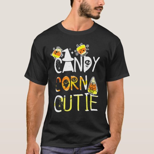 Candy Corn Cutie Halloween Costume 2022 National D T-Shirt (Vorderseite)
