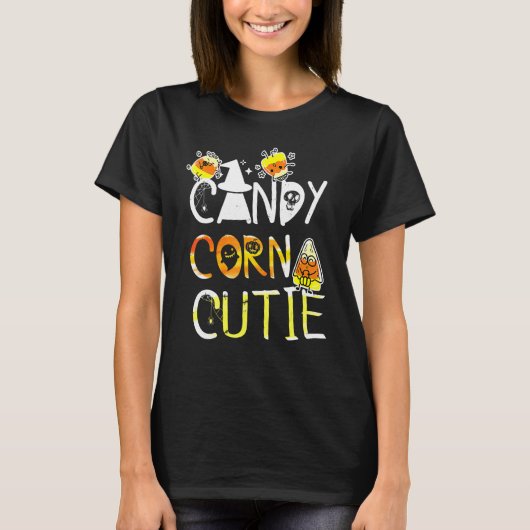 Candy Corn Cutie Halloween Costume 2022 National D T-Shirt (Vorderseite)