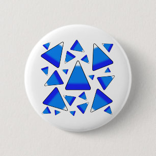 Candy Corn Dark Blues Button