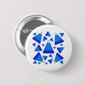 Candy Corn Dark Blues Button (Vorne & Hinten)