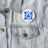 Candy Corn Dark Blues Button (Beispiel)