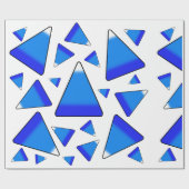 Candy Corn Dark Blues Geschenkpapier (Flach)