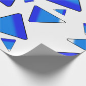 Candy Corn Dark Blues Geschenkpapier (Ecke)