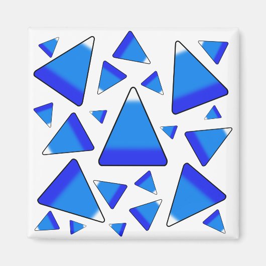 Candy Corn Dark Blues Magnet (Vorne)