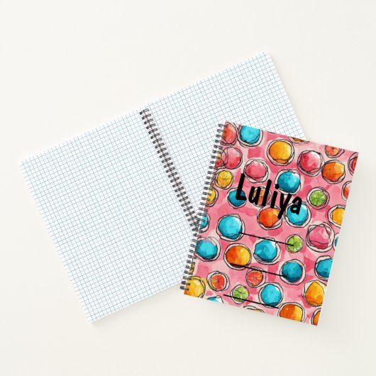Candy Corn Delight Spiral Notebook Notizblock (Innenseite)