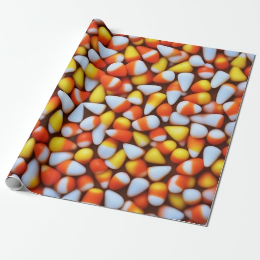 Candy Corn Design Geschenkpapier (Ungerollt)