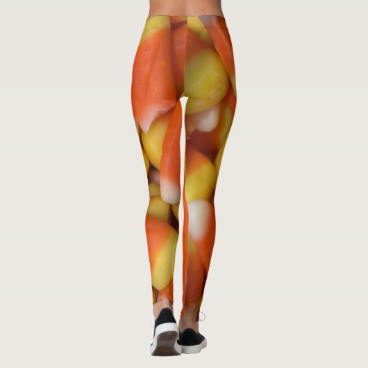 Candy Corn Design Leggings (Rückseite)