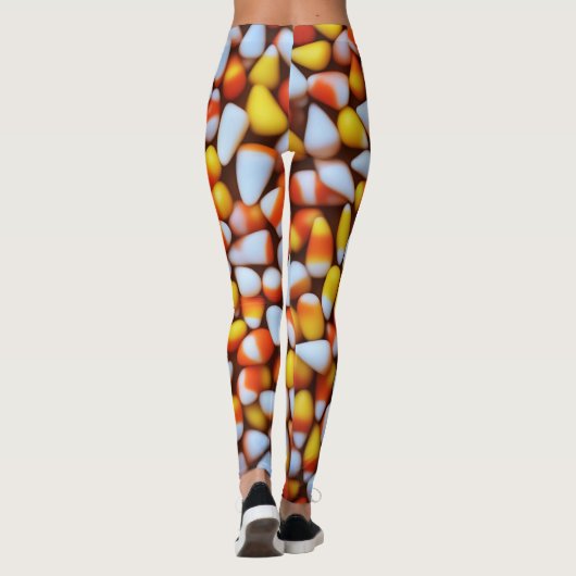 Candy Corn Design Leggings (Rückseite)