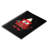 Candy Corn Devil Halloween Notizblock (Linke Seite)