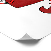 Candy Corn Devil Halloween Poster (Ecke)