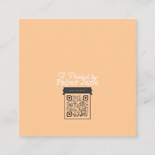 Candy Corn Diaper Raffle Begleitkarte (Rückseite)