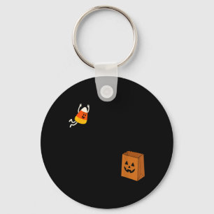 Candy Corn Dive Lustige Halloween-Snack Humor Desi Schlüsselanhänger