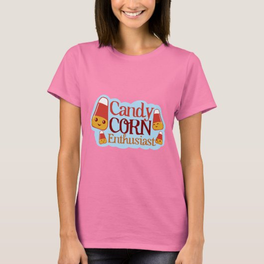 Candy Corn Enthusiast (sauberes Design) T-Shirt (Vorderseite)