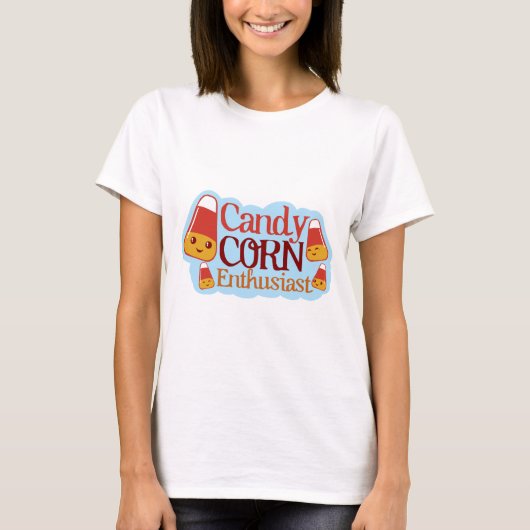 Candy Corn Enthusiast (sauberes Design) T-Shirt (Vorderseite)