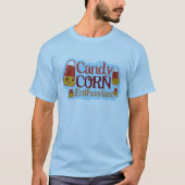 Candy Corn Enthusiast (sauberes Design) T-Shirt (Vorderseite)
