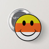 Candy Corn Face Button (Vorne & Hinten)