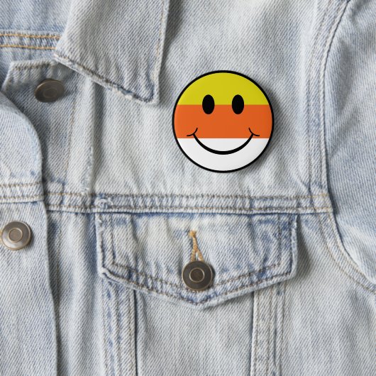 Candy Corn Face Button (Beispiel)