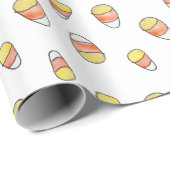 Candy Corn Fall Wrapping Paper Geschenkpapier (Rolleneckpunkt)