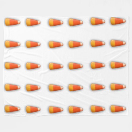 Candy Corn Fleece Blanket (Vorderseite (Horizontal))