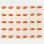 Candy Corn Fleece Blanket 60"x 80" (Vorderseite (Horizontal))