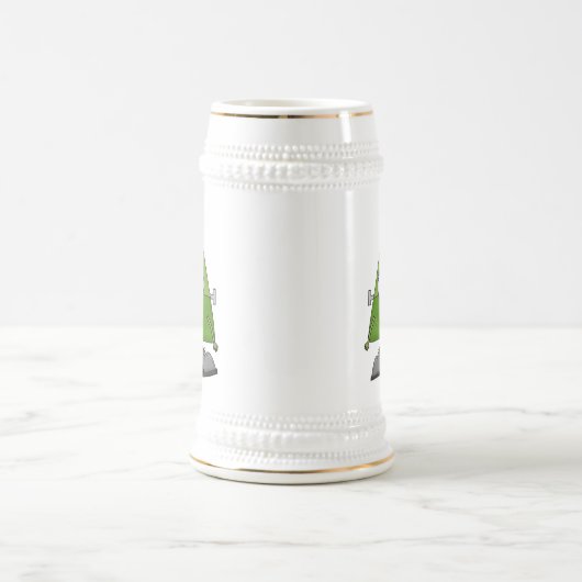 Candy Corn Frankenstein Halloween Bierglas (Mittel)