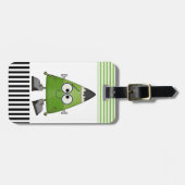 Candy Corn Frankenstein Halloween Gepäckanhänger (Vorderseite horizontal)