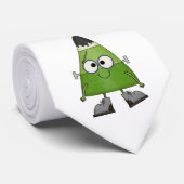 Candy Corn Frankenstein Halloween Krawatte (Gerollt)