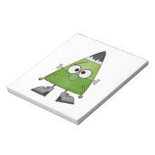 Candy Corn Frankenstein Halloween Notizblock (Rotiert)