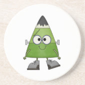Candy Corn Frankenstein Halloween Untersetzer (Vorne)