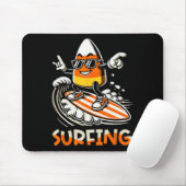 Candy Corn Funny Halloween Design Mousepad (Mit Mouse)