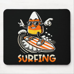 Candy Corn Funny Halloween Design Mousepad