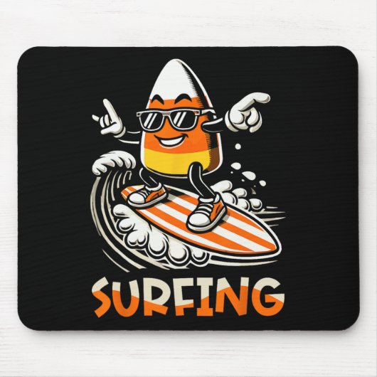 Candy Corn Funny Halloween Design Mousepad (Vorne)