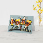Candy Corn Gang Card Karte (Gelbe Blume)