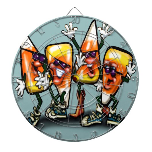 Candy Corn Gang Dartscheibe (vorne)