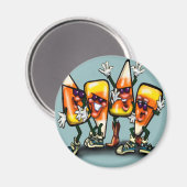 Candy Corn Gang Magnet (Vorderseite/Rückseite)