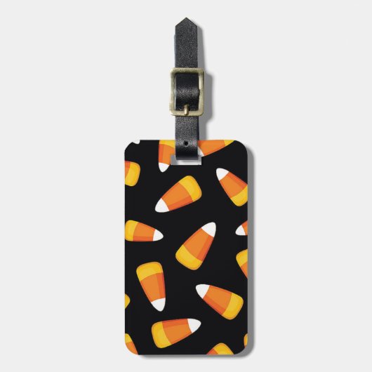 Candy Corn Gepäckanhänger (Vorderseite vertikal)