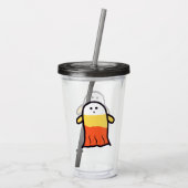 Candy Corn Ghost Acryltrinkbecher (Rückseite)