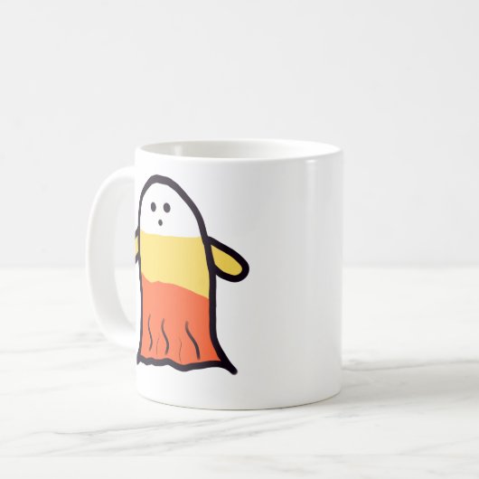 Candy Corn Ghost Kaffeetasse (Vorderseite Links)