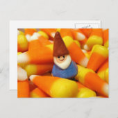 Candy Corn Gnome Postkarte (Vorne/Hinten)