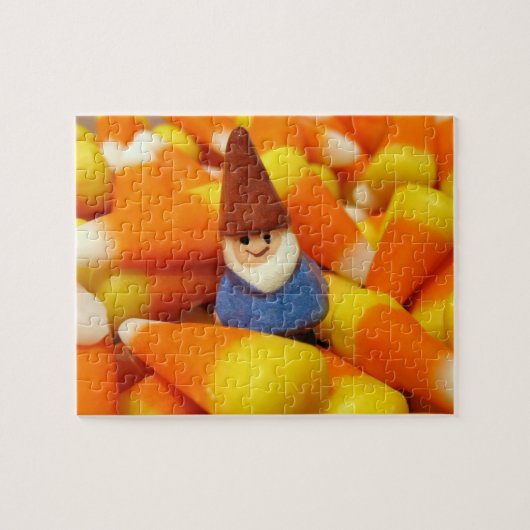 Candy Corn Gnome Puzzle (Horizontal)