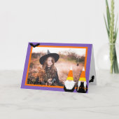 Candy Corn Gnomes Dankeskarte (Vorderseite)