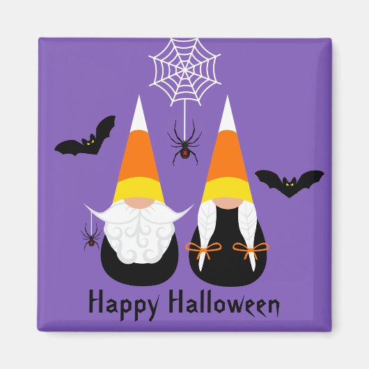 Candy Corn Gnomes Magnet (Vorne)