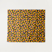 Candy Corn Halloween Backdrop Wandteppich (Vorderseite (Horizontal))