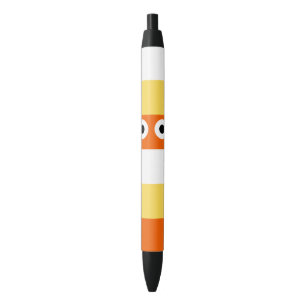 Candy Corn Halloween Black Ink Pen Kugelschreiber