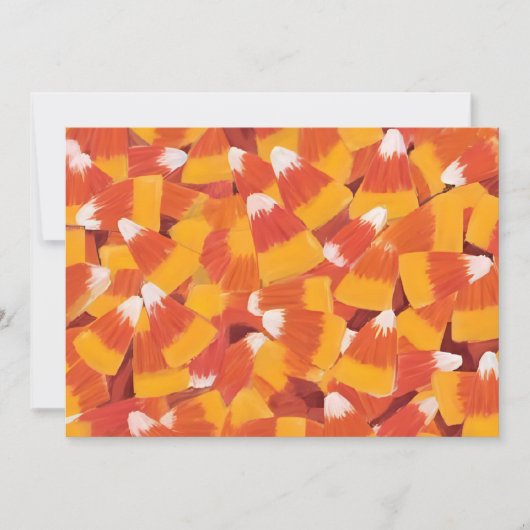 Candy Corn Halloween Dankeskarte (Vorderseite)