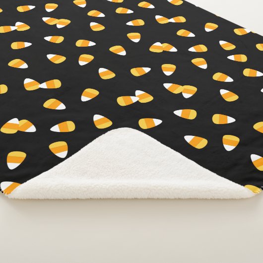 Candy Corn Halloween Dekor Sherpadecke (3/4)