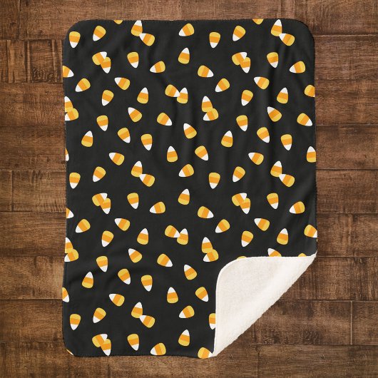 Candy Corn Halloween Dekor Sherpadecke