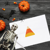 Candy Corn Halloween Dreieckiger Aufkleber